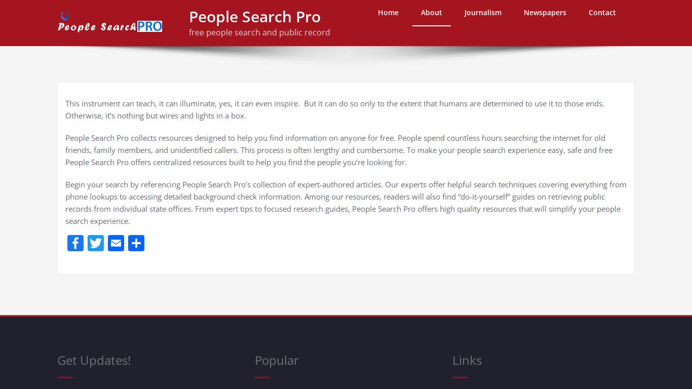 About | People Search Pro